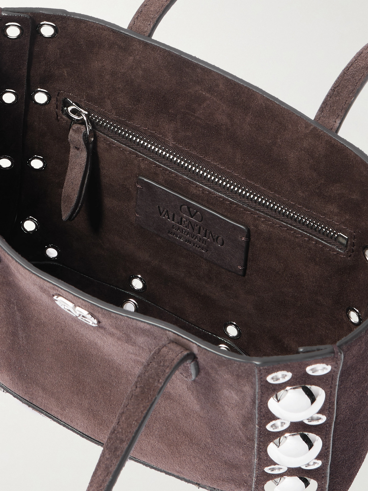 Valentino Studded Tote | Nellcote In Brown