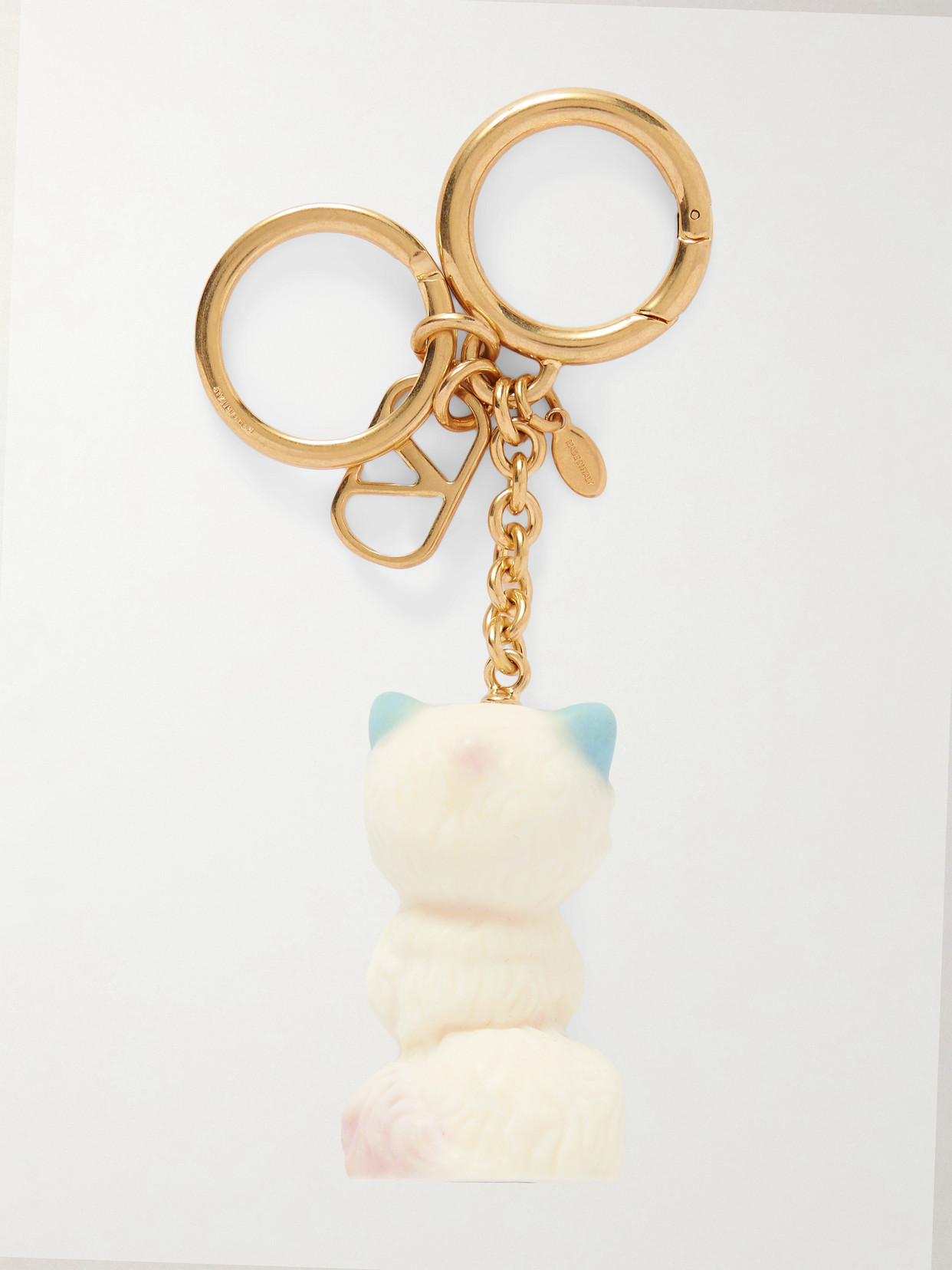 Valentino Le Chat De La Maison Gold-tone And Resin Bag Charm