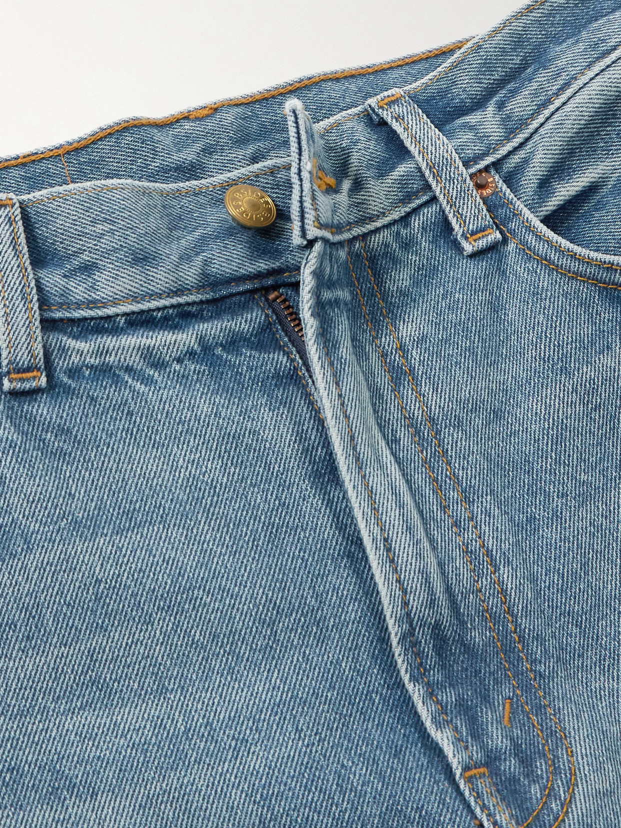 B Sides Elissa High-rise Wide-leg Jeans In Blue