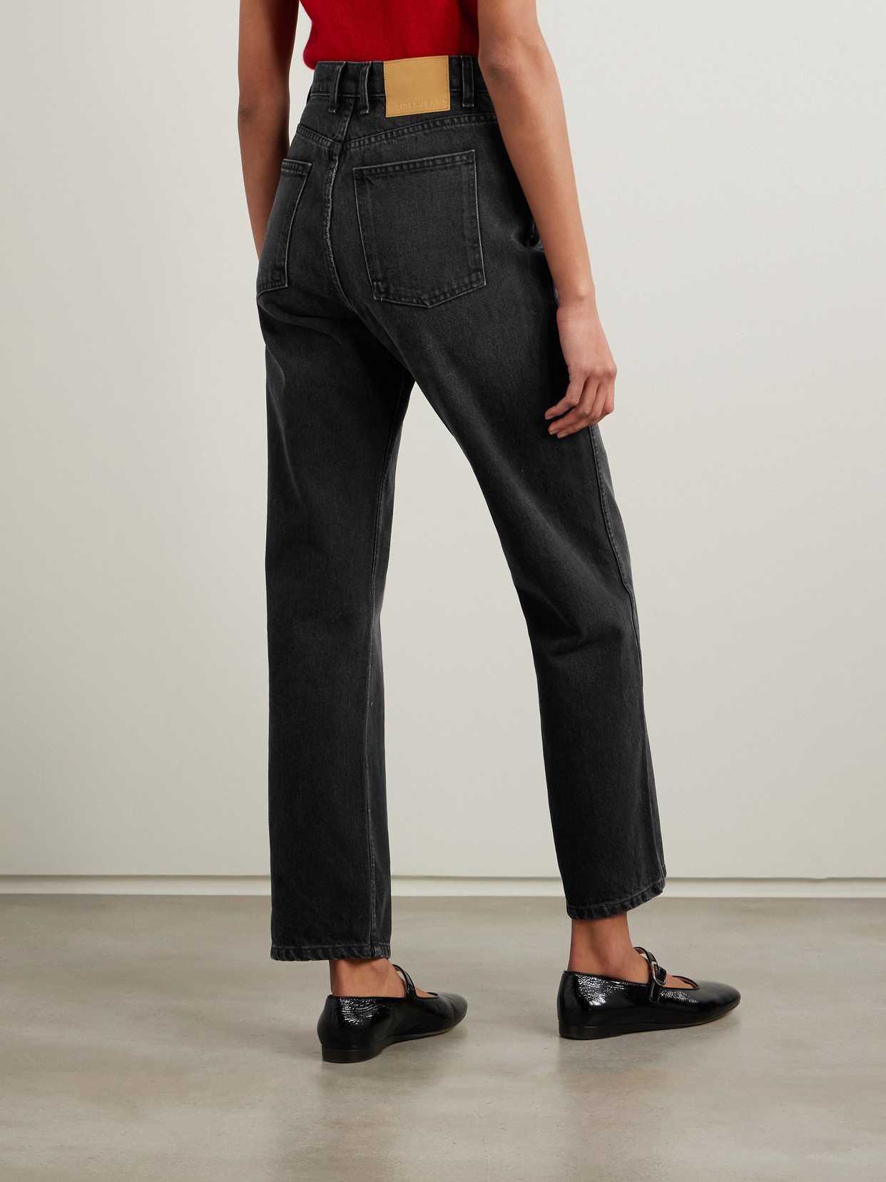 B Sides Plein High-rise Straight-leg Jeans