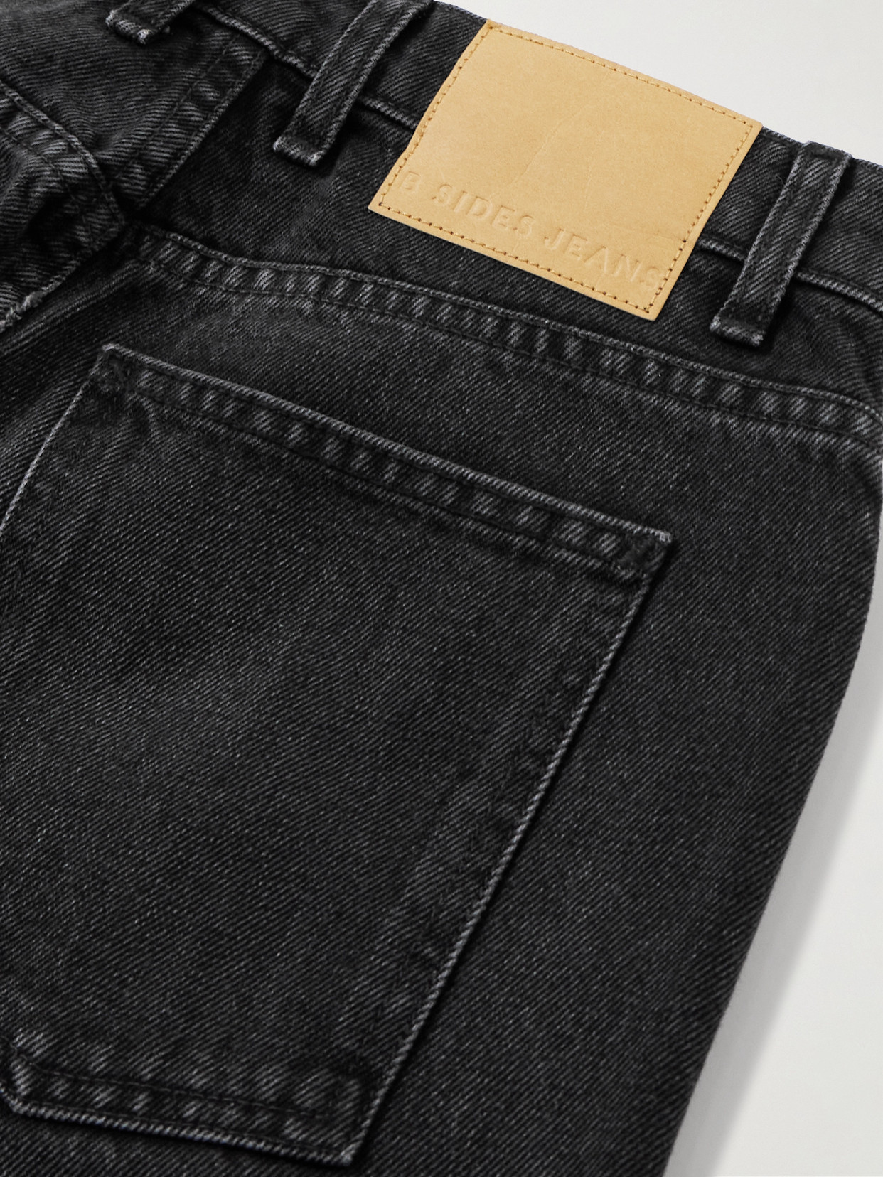 B Sides Plein High-rise Straight-leg Jeans