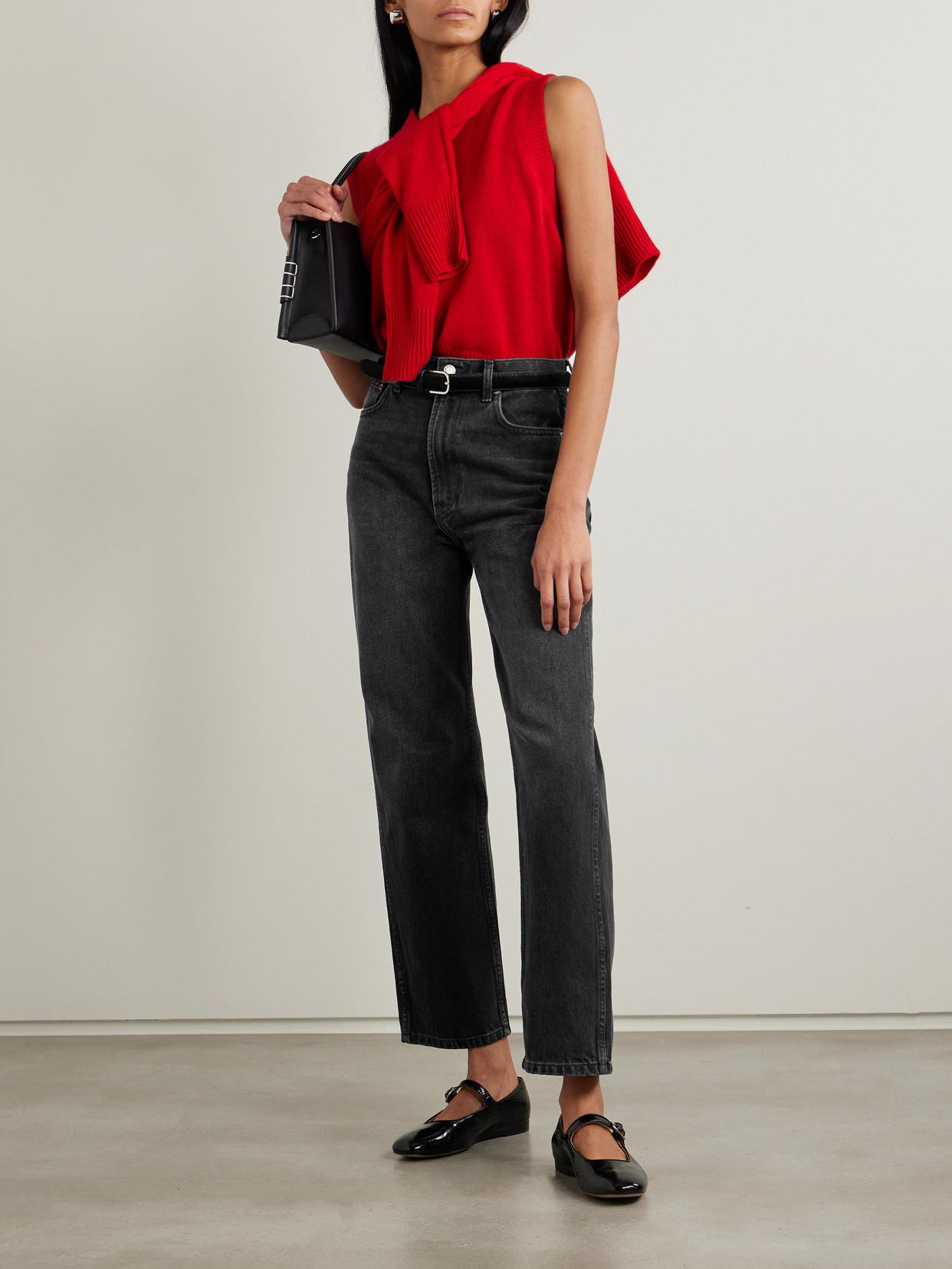 B Sides Plein High-rise Straight-leg Jeans