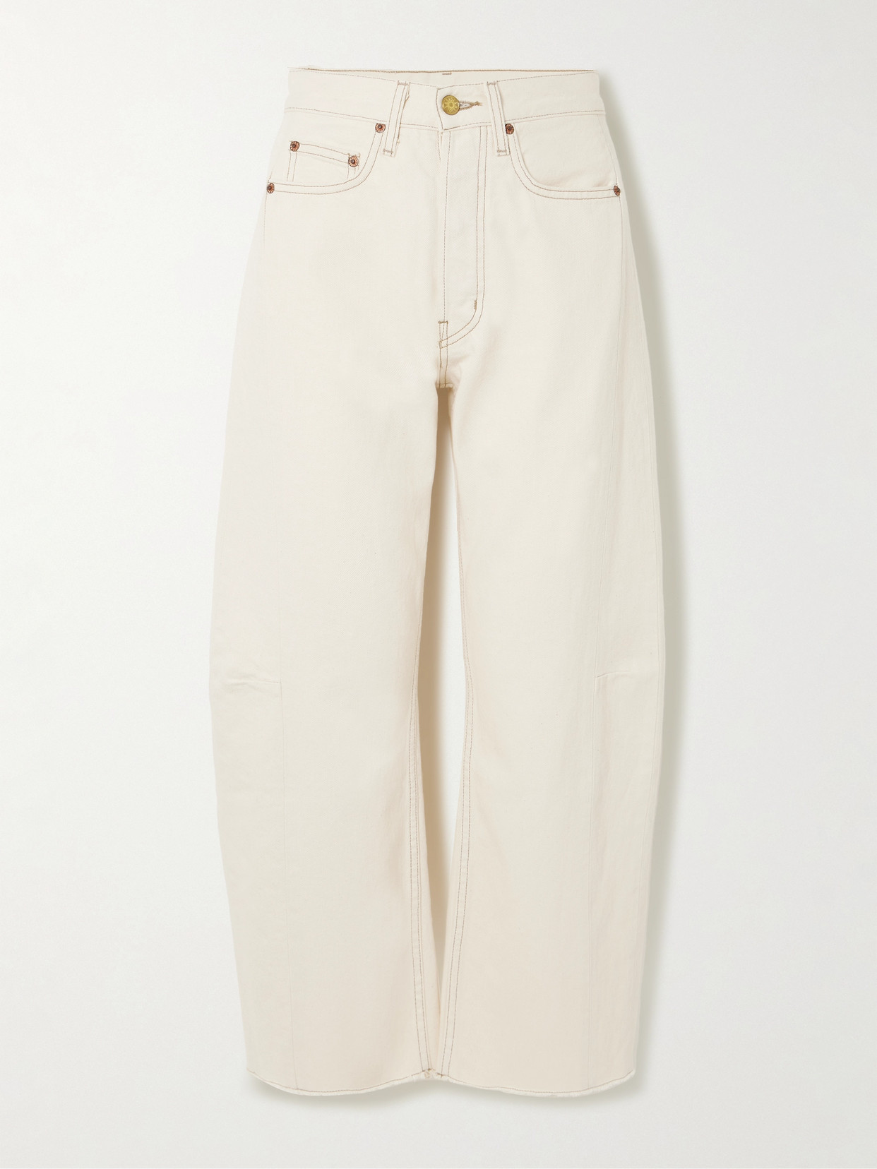 B Sides Slim Lasso High-rise Tapered Jeans