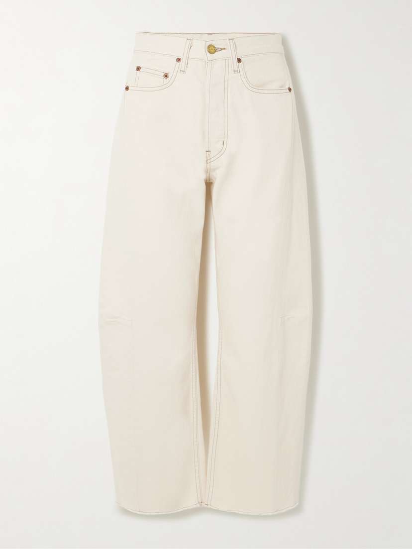 B SIDES Slim Lasso High-rise Tapered Jeans