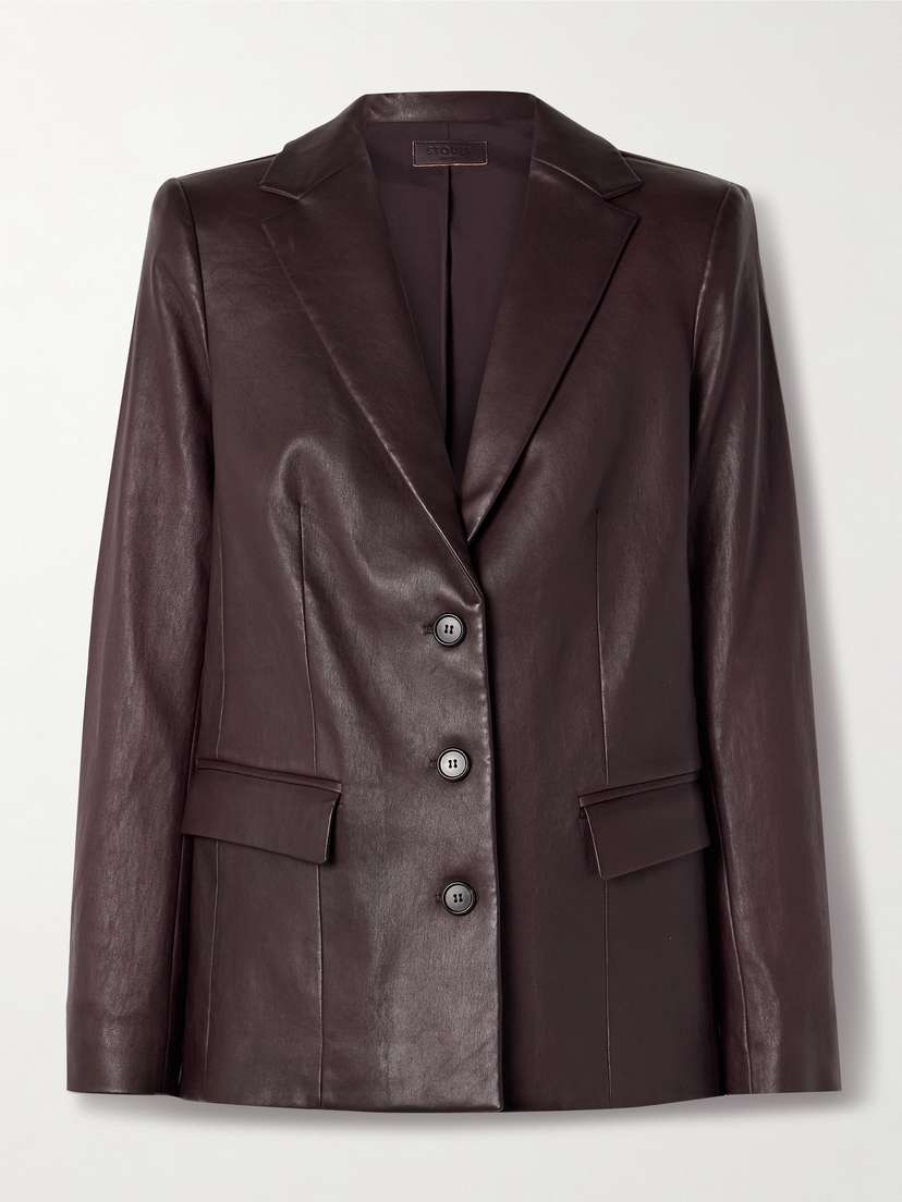 STOULS Luigi Leather Blazer