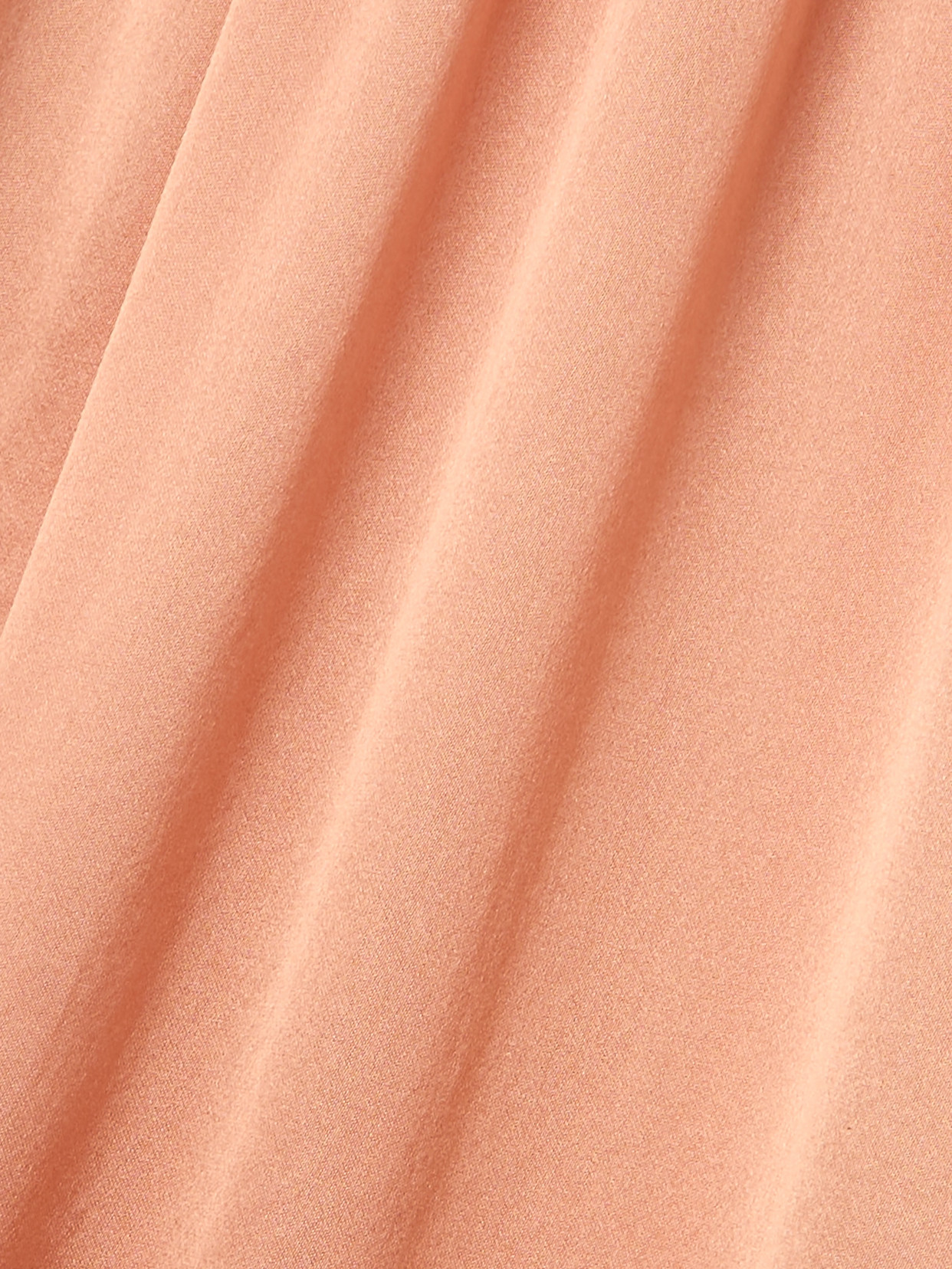 Chloé Sleeveless Shirred Silk Satin Midi Dress