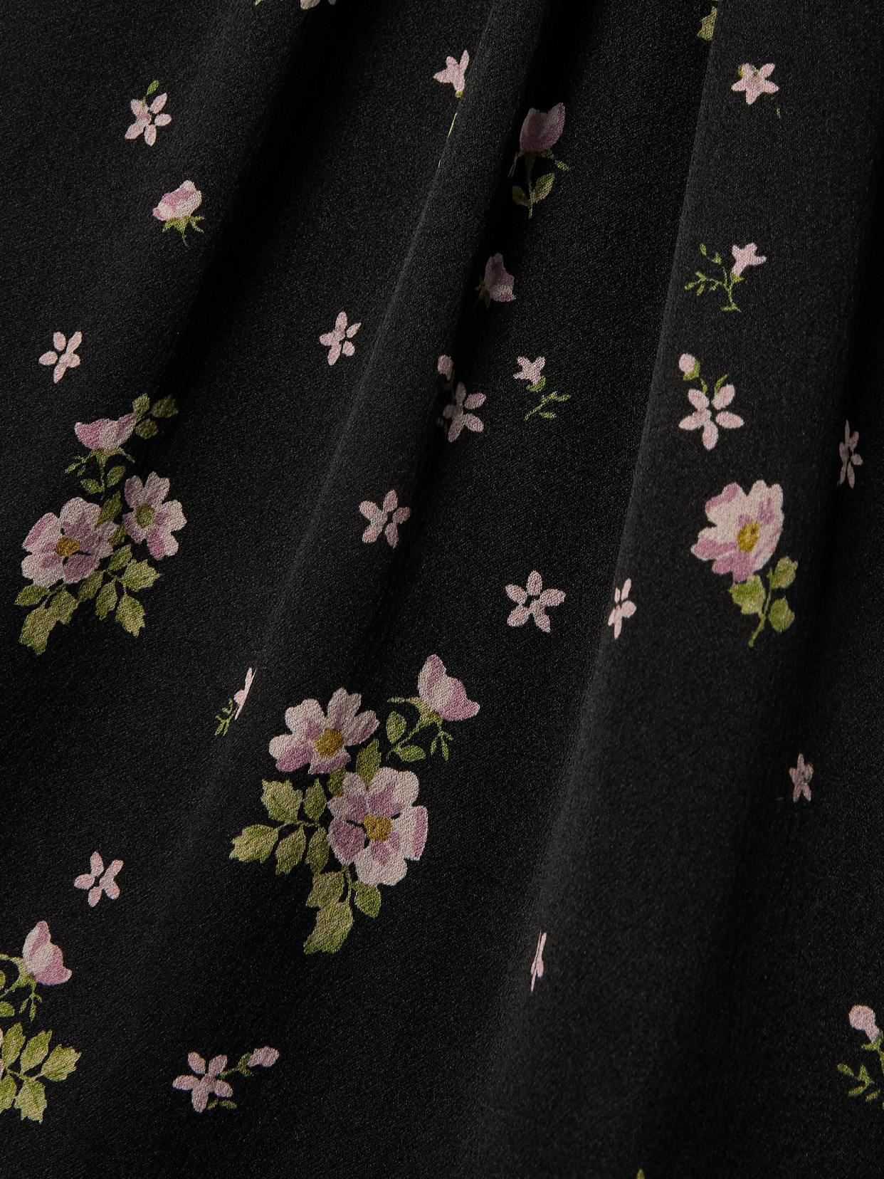 Chloé Lace-trimmed Gathered Floral-print Silk-charmeuse Midi Dress