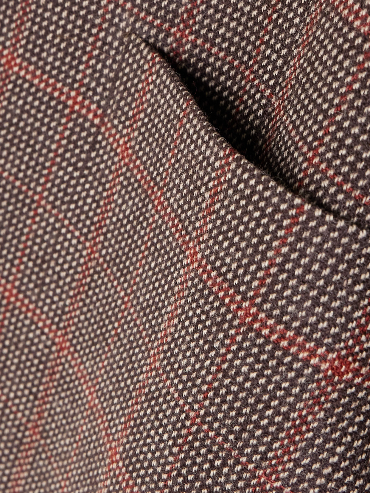 Chloé Checked Wool Blazer
