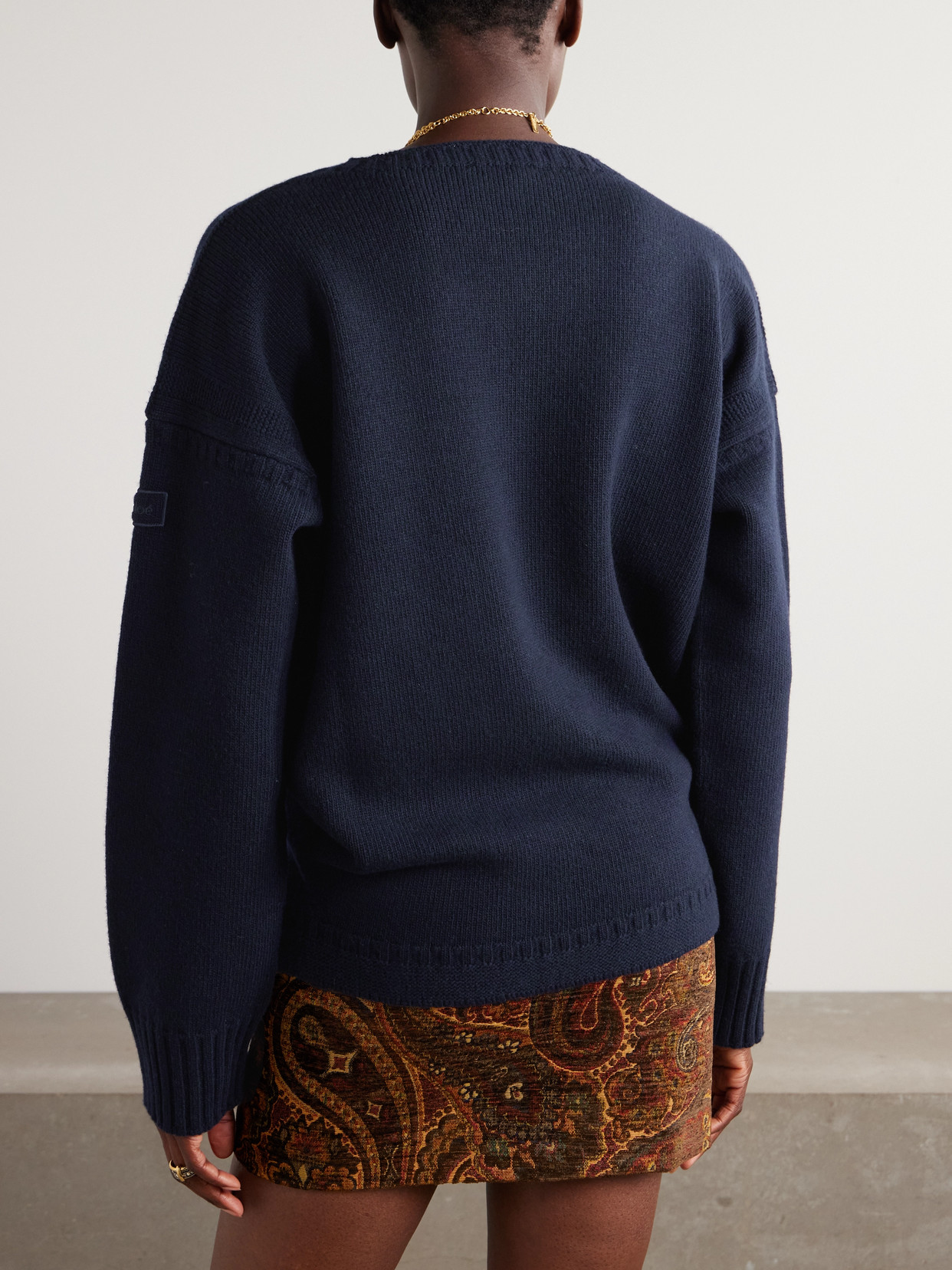 Chloé Wool And Cashmere-blend Sweater