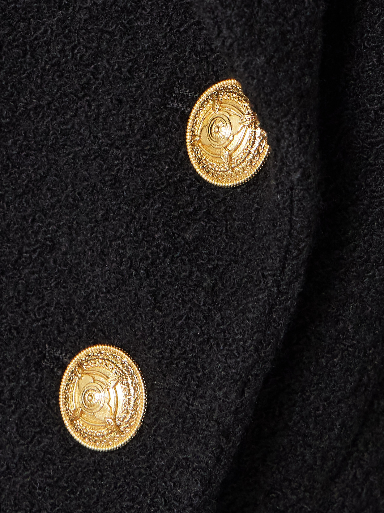 Chloé Cascade-lapel Double-breasted Boucle Jacket