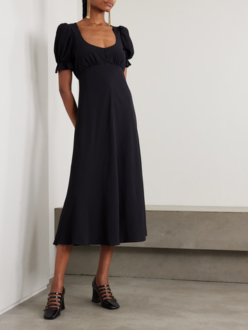 Chloé Crepe de chine midi dress