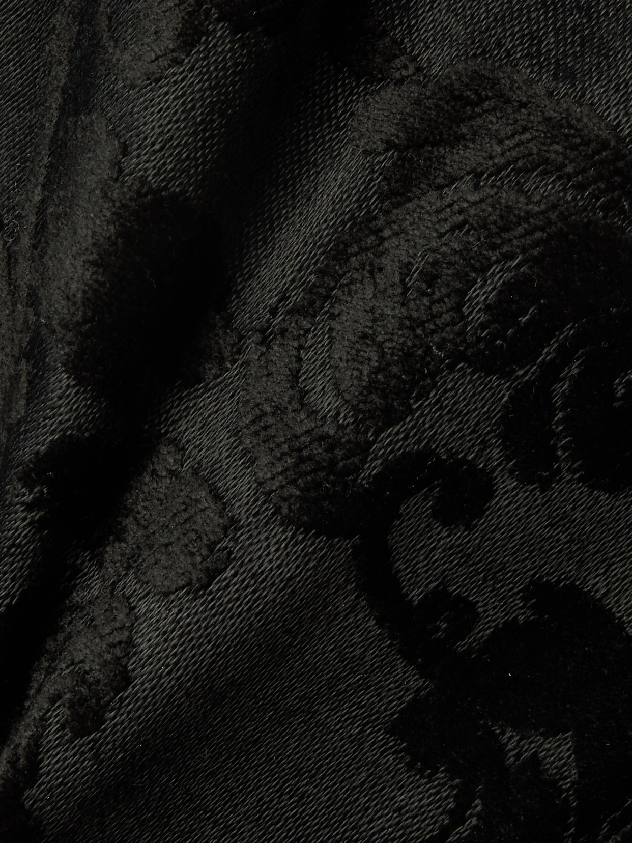 Chloé Velvet-jacquard Jacket In Black