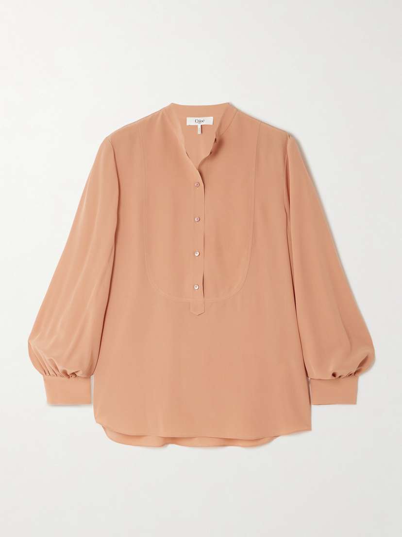 Chloé Silk-crepe Blouse