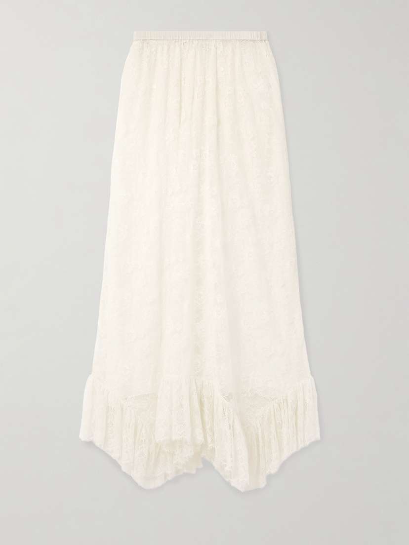 Chloé Lace Midi Skirt