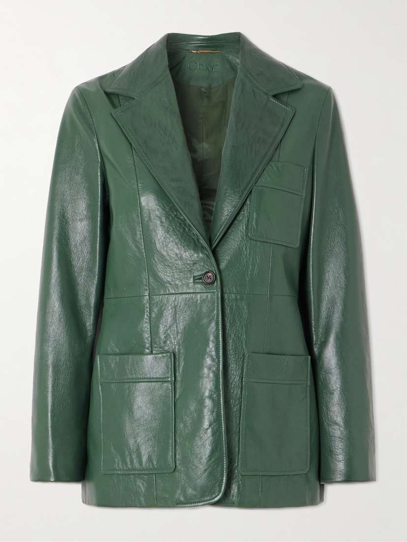 Chloé Paneled Leather Jacket