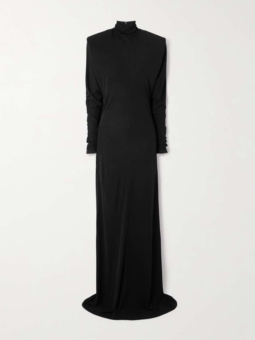 Stella McCartney Crepe-jersey Turtleneck Gown