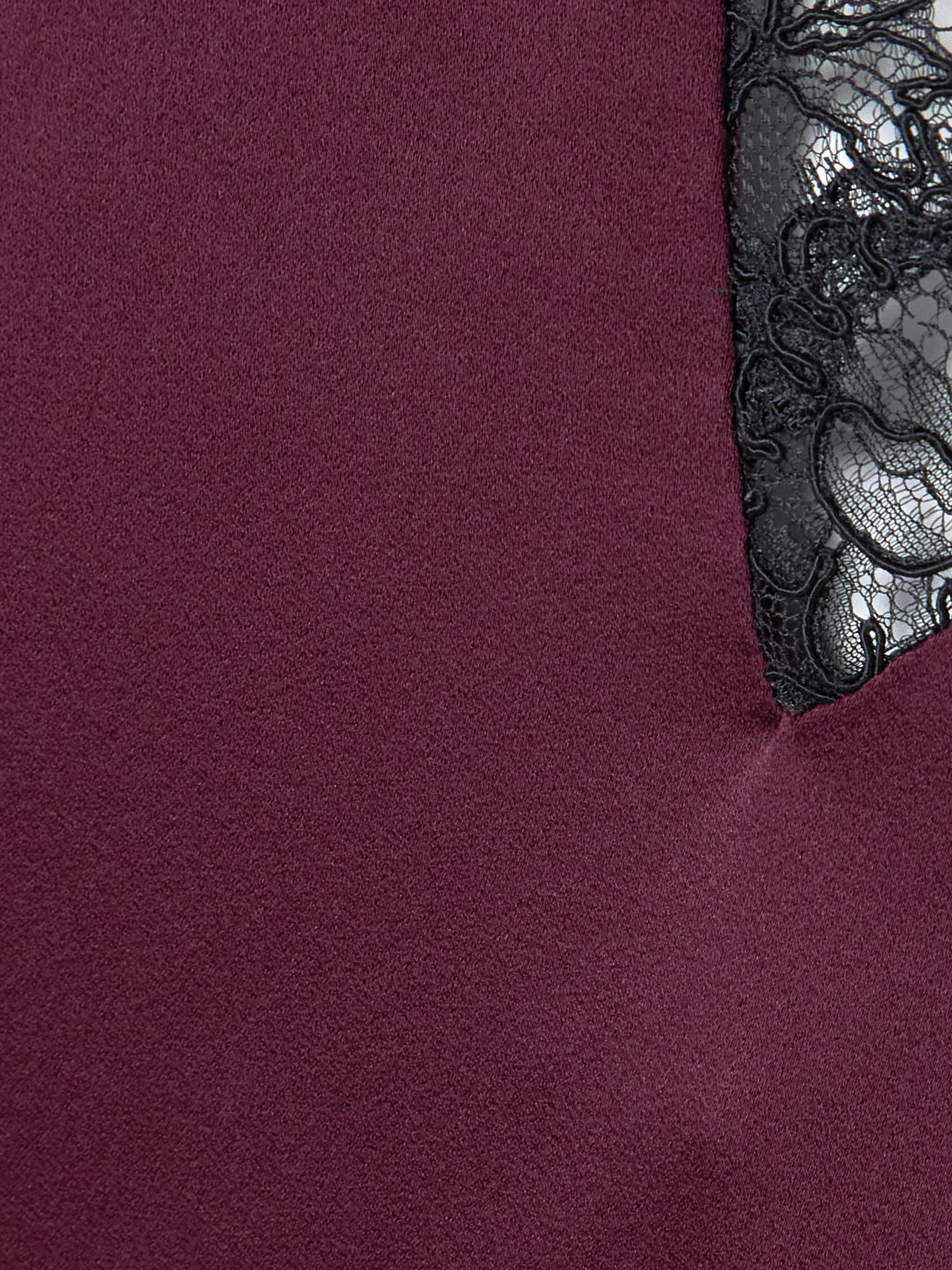 Stella McCartney Lace-trimmed satin midi dress thumbnail