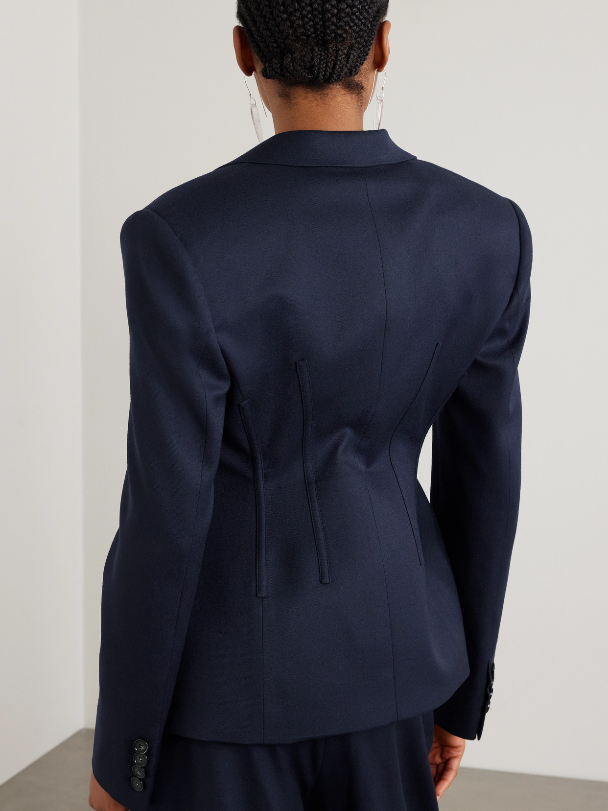 Stella Mccartney Wool Blazer In Blue