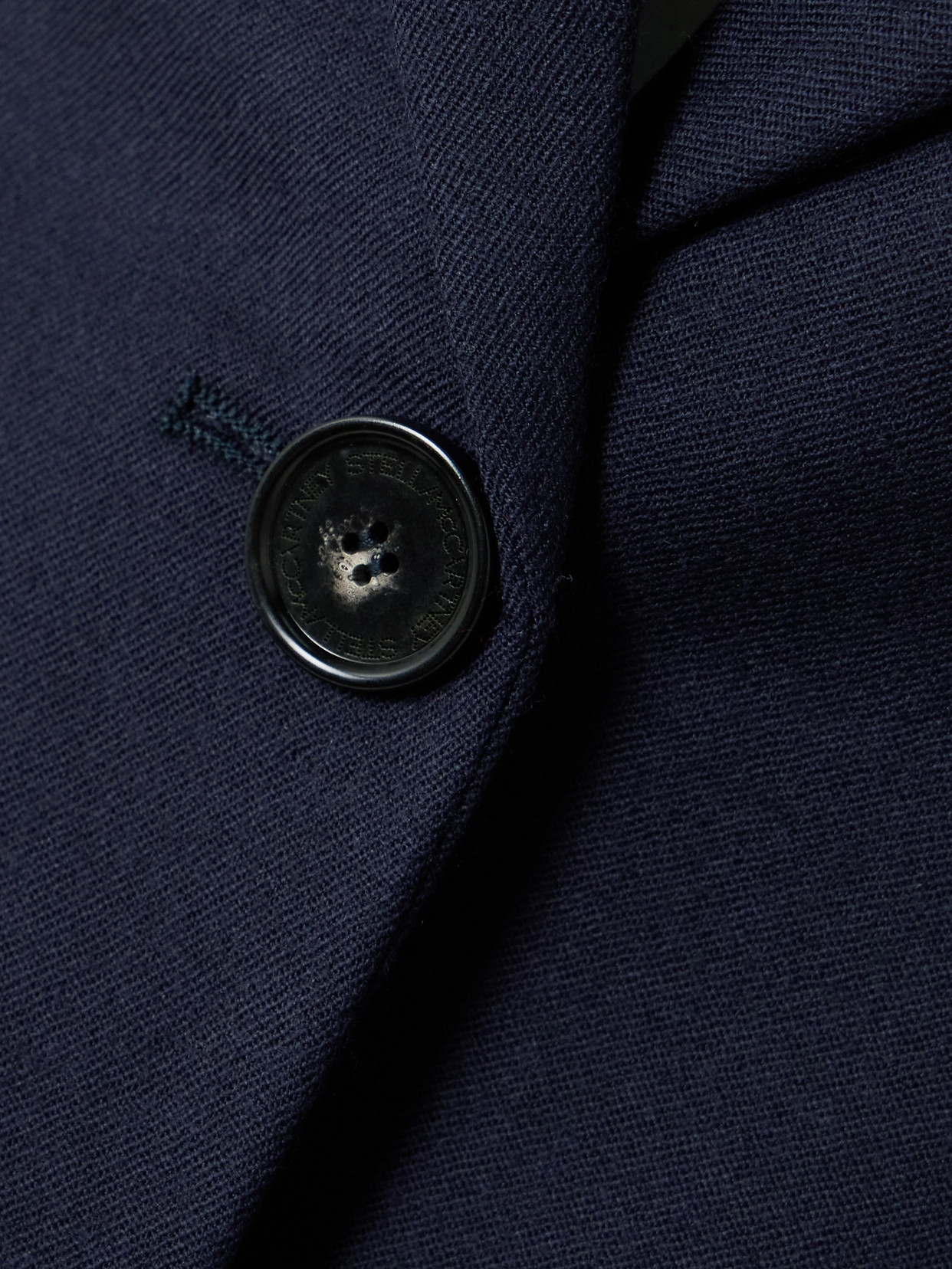 Stella Mccartney Wool Blazer In Blue