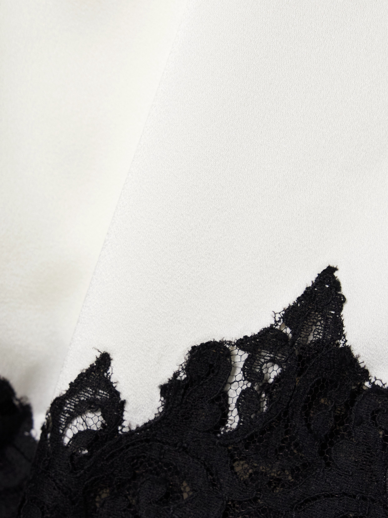 Stella Mccartney Lace-trimmed Satin Wrap Skirt