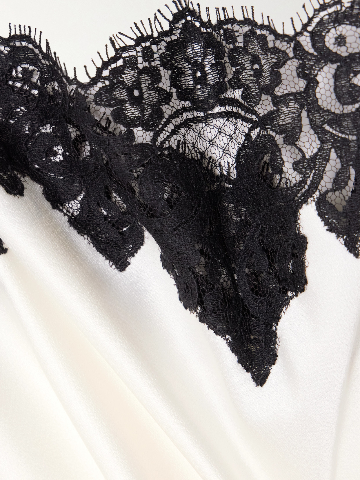 Stella Mccartney Lace-trimmed Satin Camisole