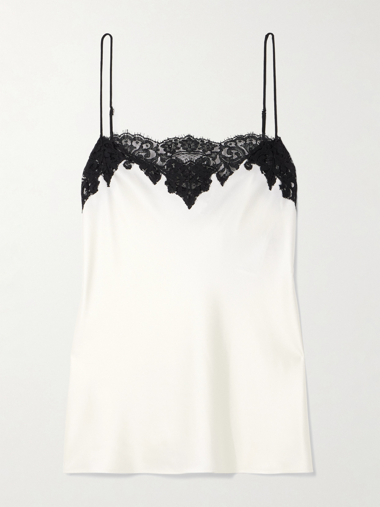 Stella Mccartney Lace-trimmed Satin Camisole