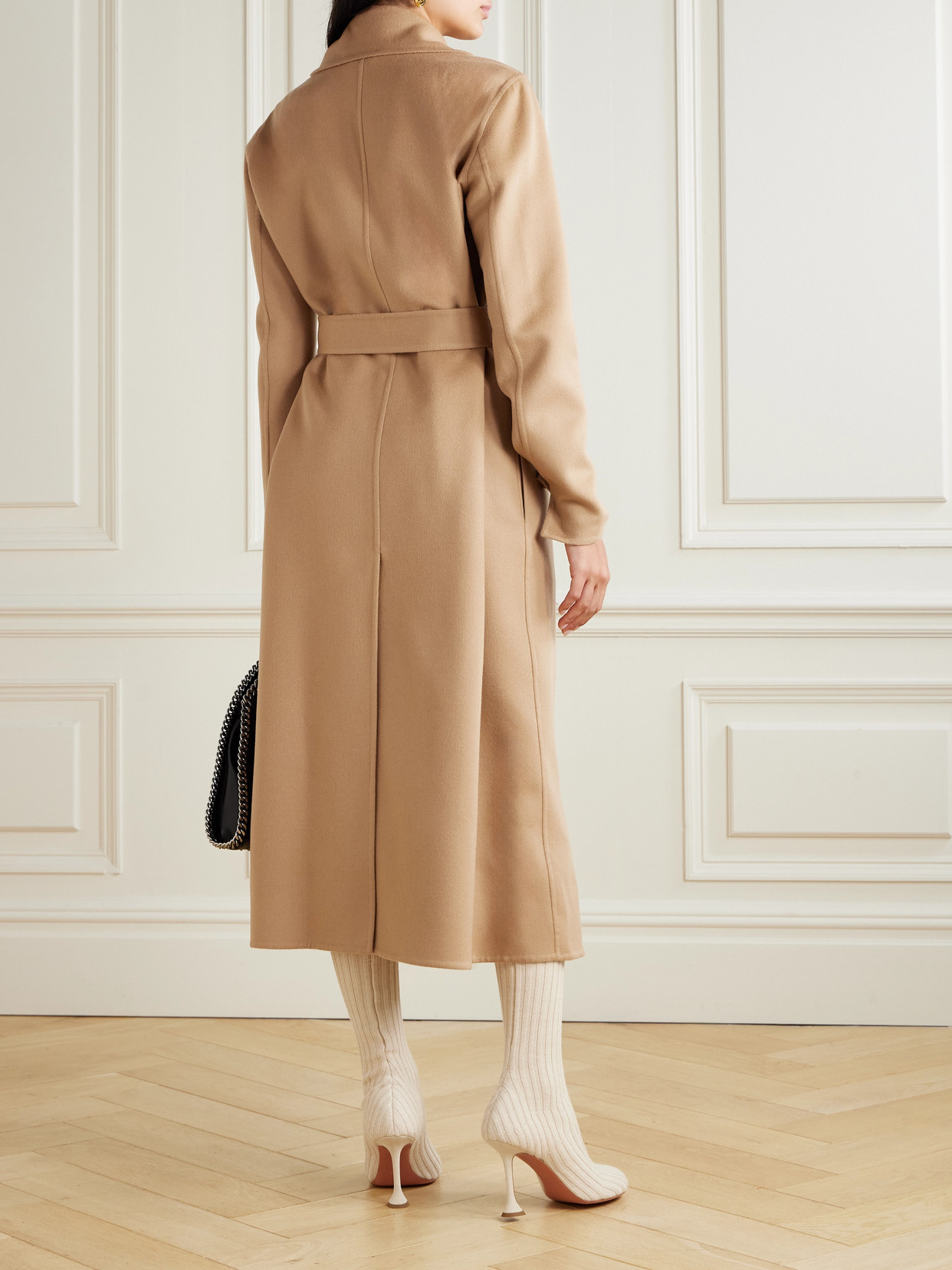 Stella Mccartney Belted Wool Coat