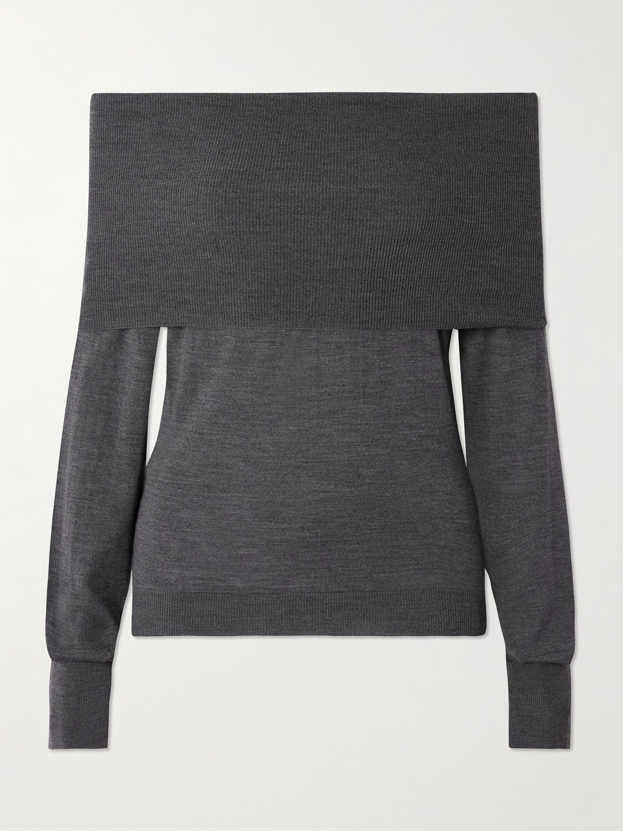 Stella Mccartney Off-the-shoulder Virgin Wool Sweater