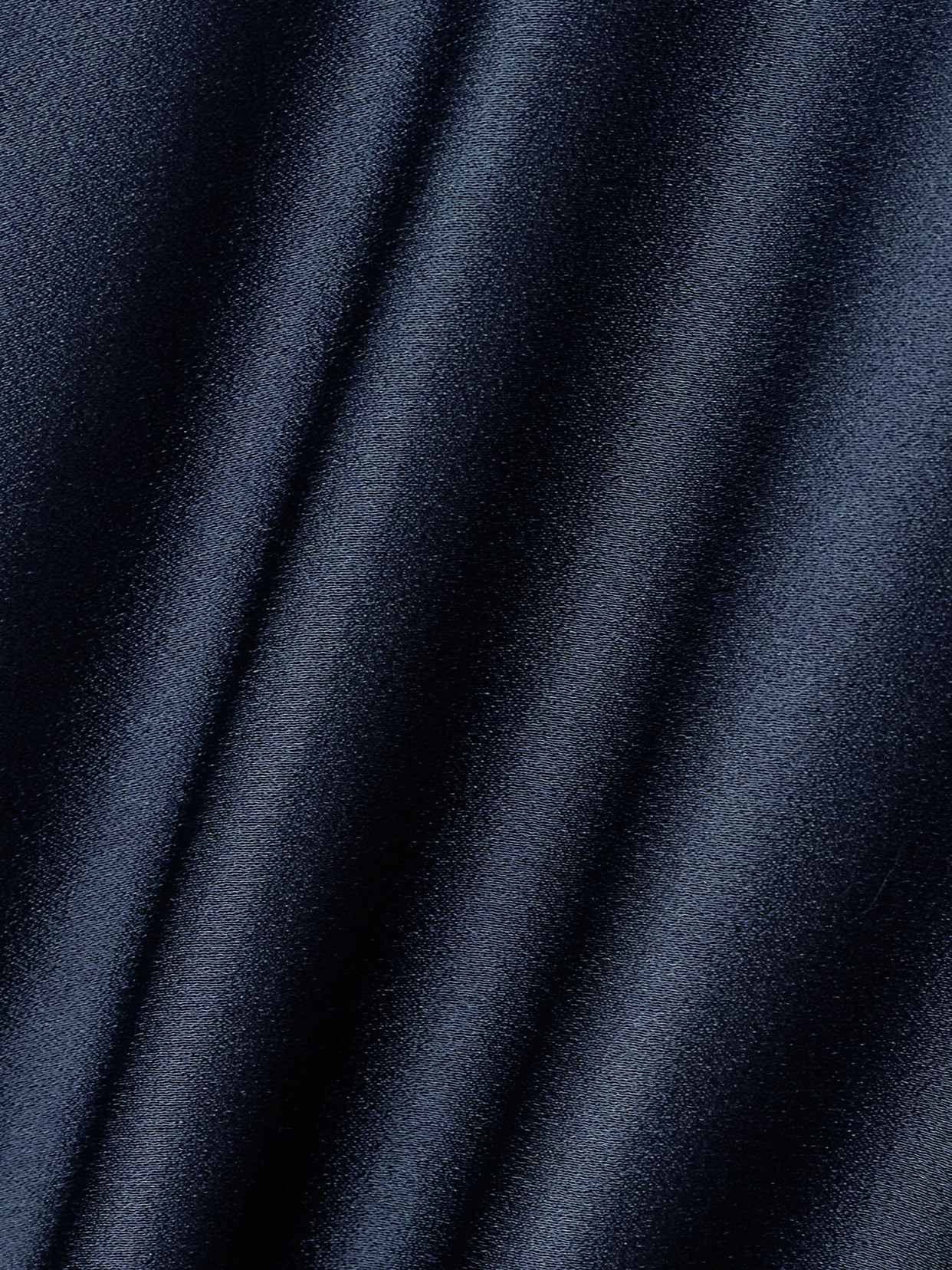 Stella Mccartney Twist-front Cutout Satin Gown In Blue