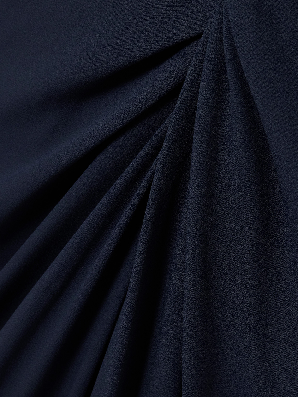 Stella Mccartney Twist-front Crepe Midi Dress