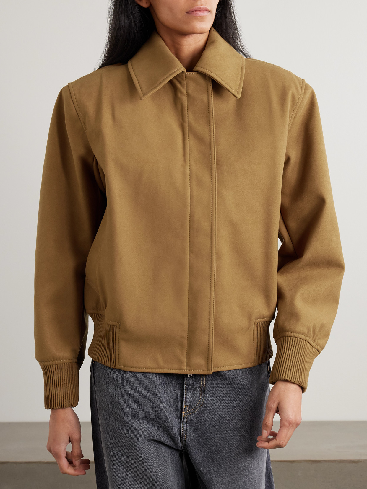 Oversized Bomber Jacket