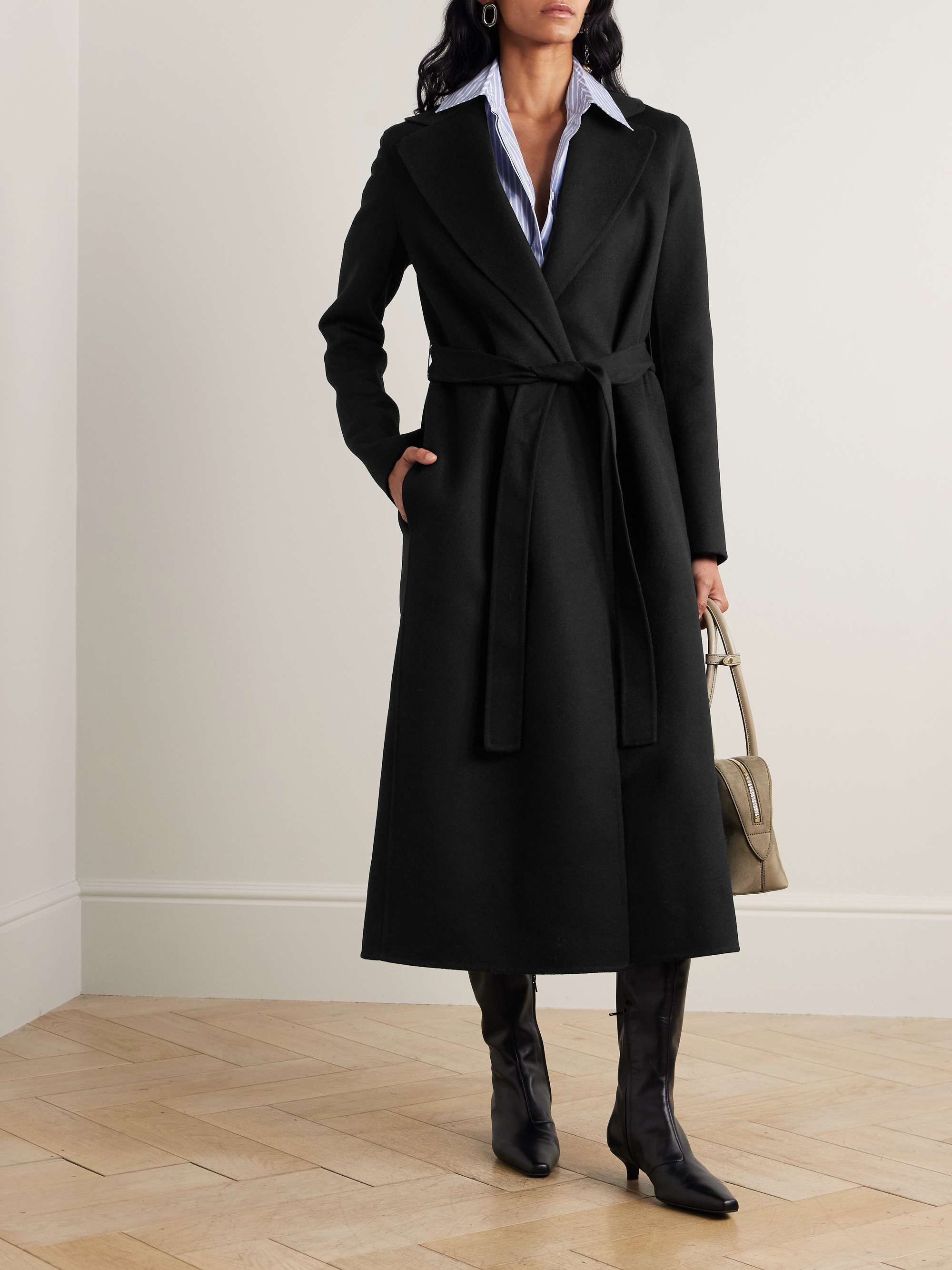 STELLA MCCARTNEY Belted Wool Coat NET A PORTER STELLA MCCARTNEY Belted Wool Coat NET A PORTER