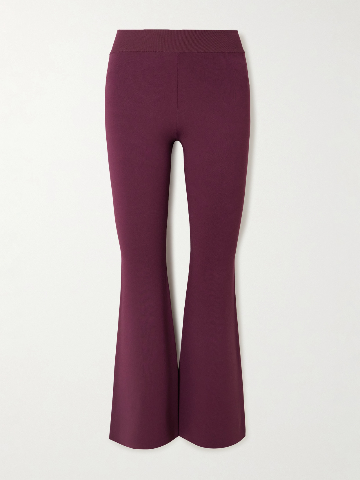 Stella Mccartney Cropped Jersey Flared Pants