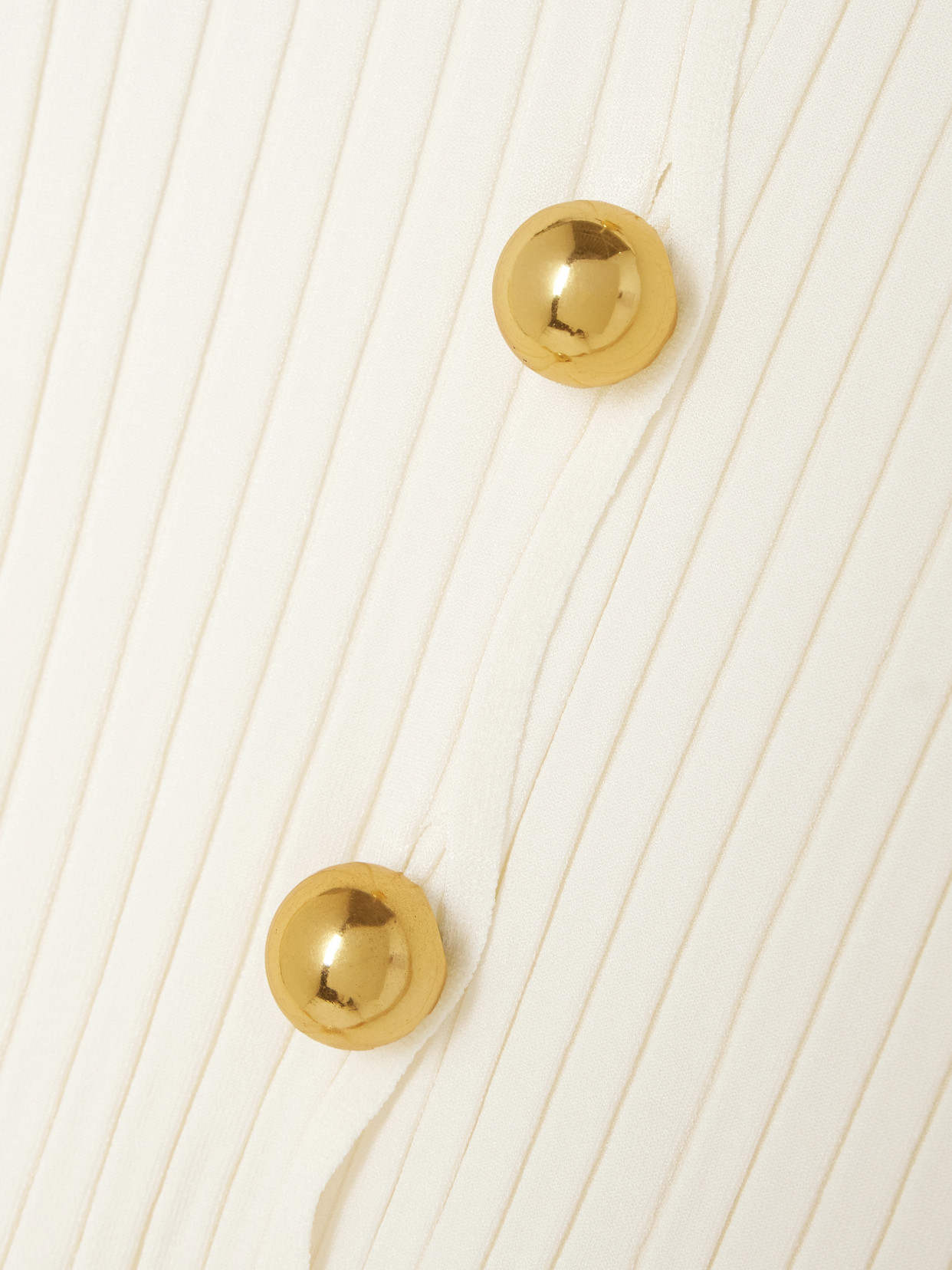 Stella Mccartney Ribbed-knit Cardigan In Ivory