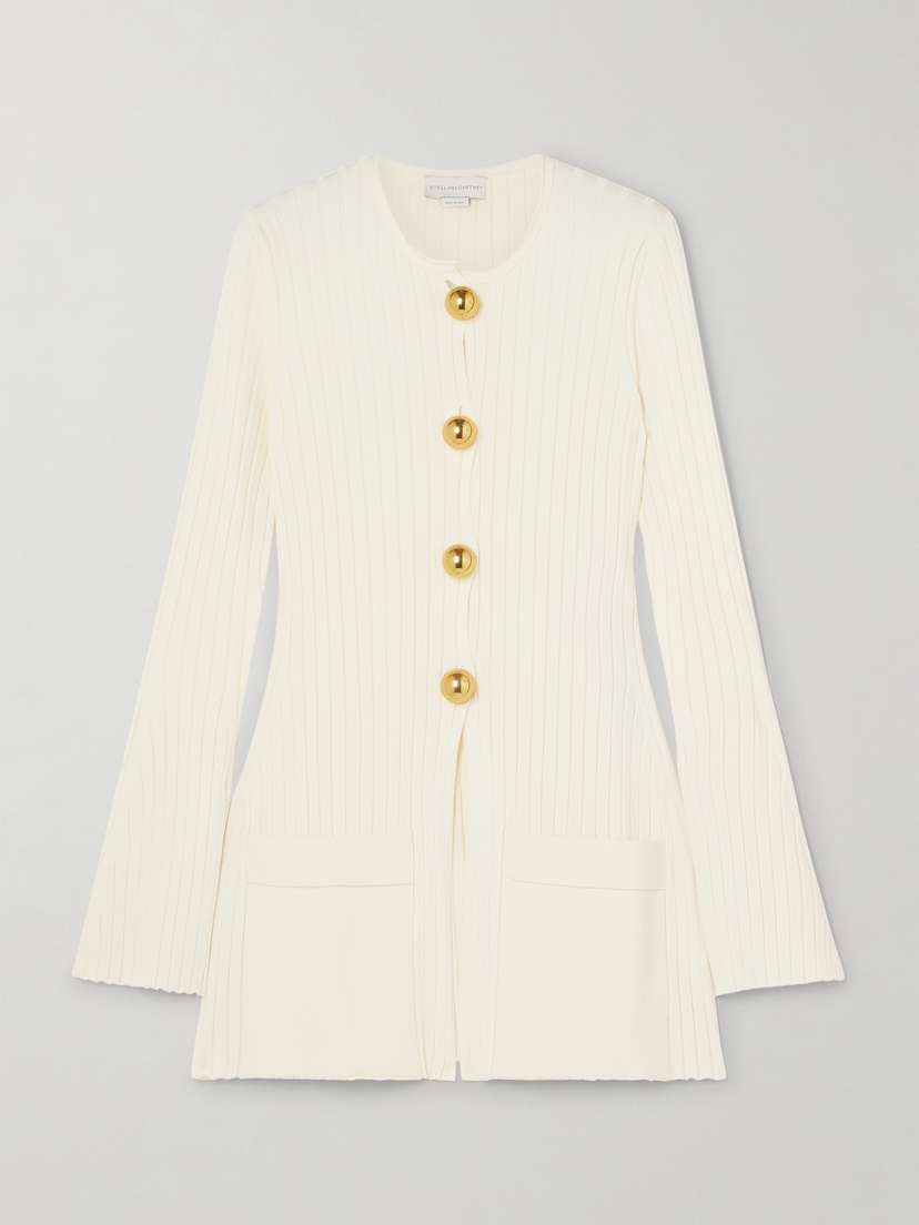 Stella McCartney Ribbed-knit Cardigan