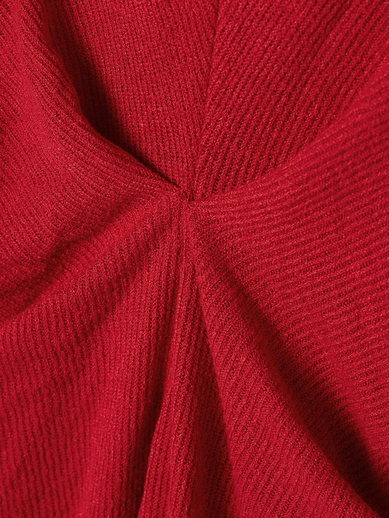 Shop Proenza Schouler White Label Gathered Ribbed-knit Maxi Dress In Red