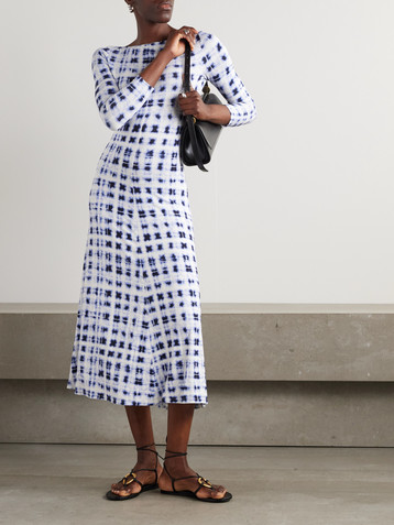 Proenza Schouler White Label Jen printed stretch-jersey midi dress
