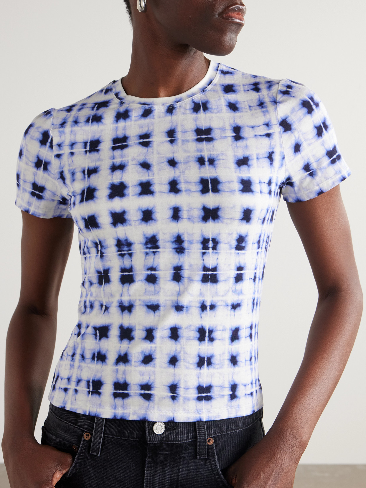 PROENZA SCHOULER WHITE LABEL PARSON TIE-DYED JERSEY T-SHIRT