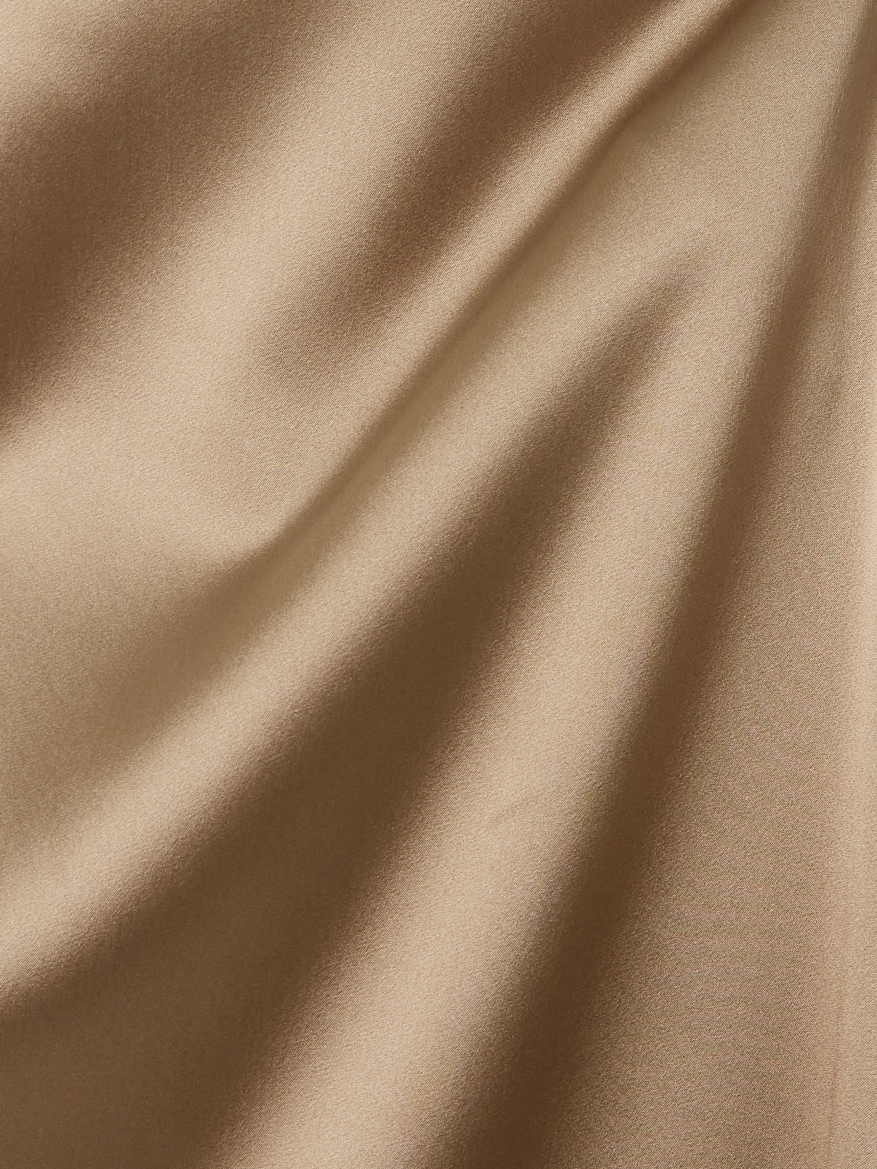 Éterne Mila Silk-blend Satin Maxi Dress In Brown