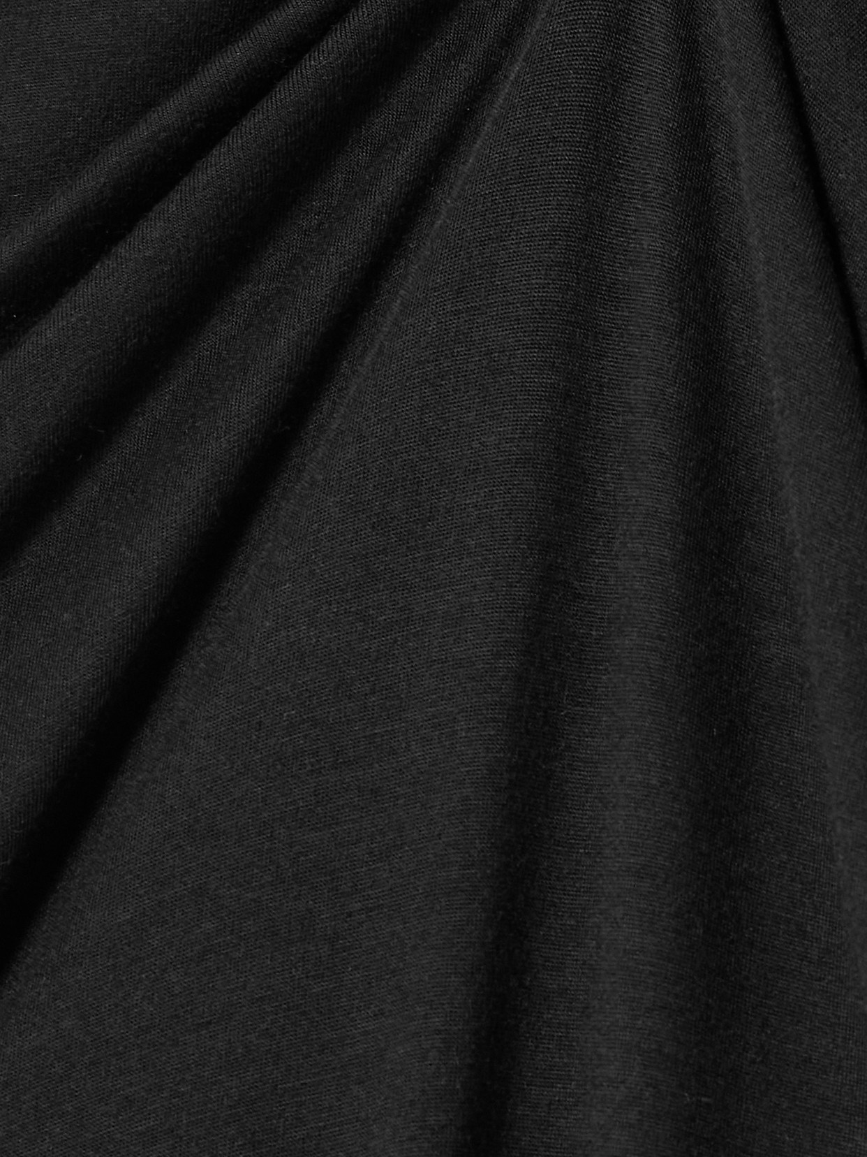 Éterne Josie Stretch-modal Jersey Maxi Dress In Black