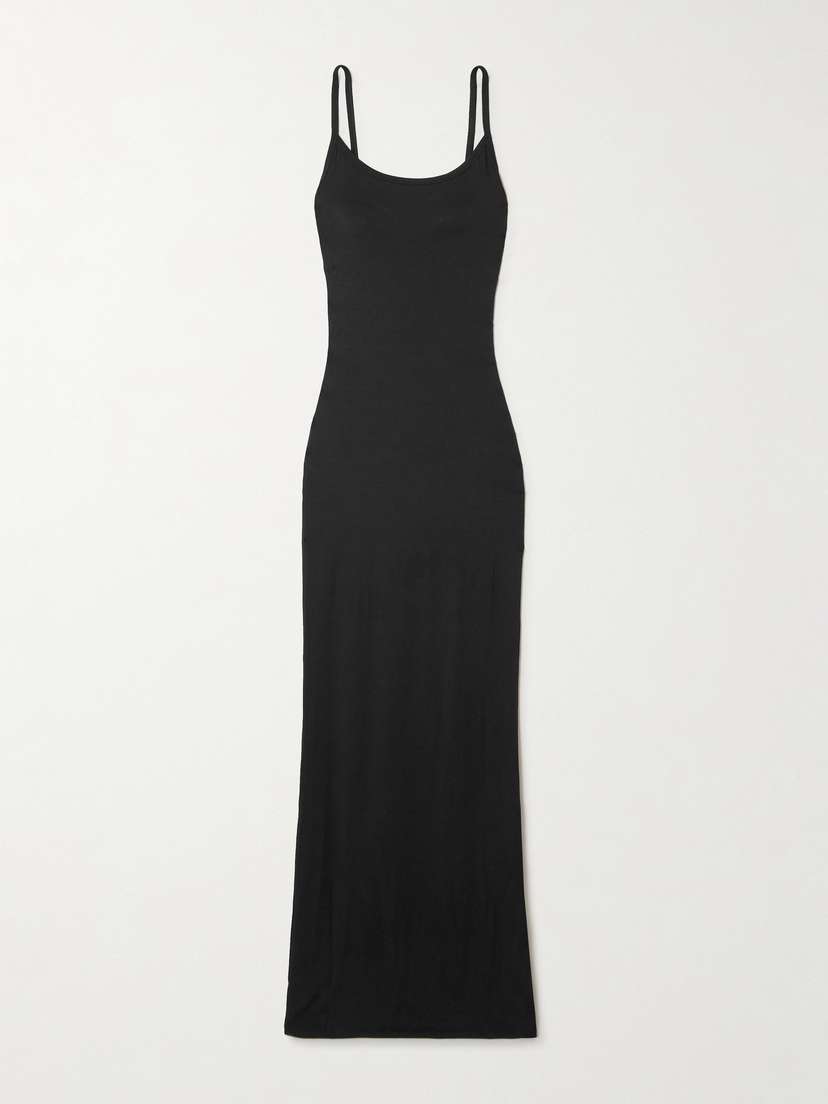 ÉTERNE Josie Stretch-modal Jersey Maxi Dress
