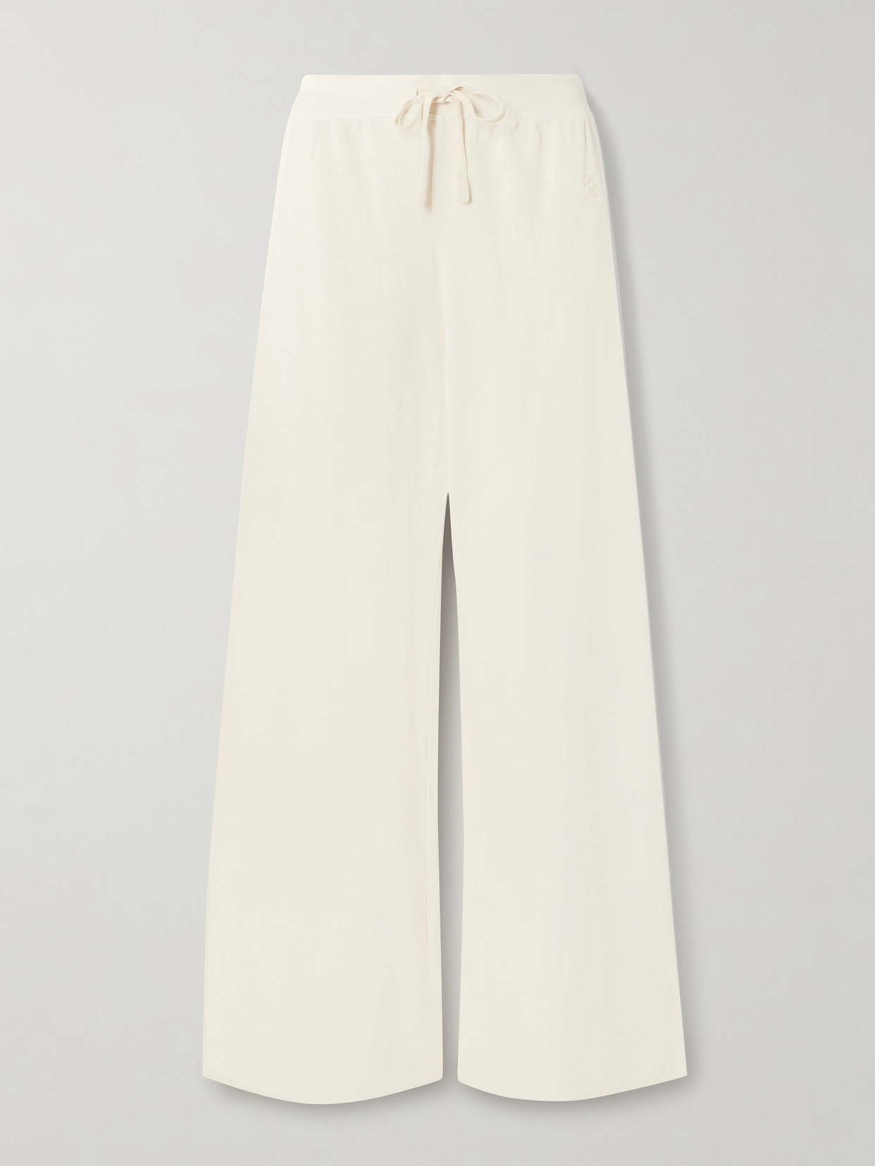 Éterne Wide-leg Cotton-jersey Sweatpants