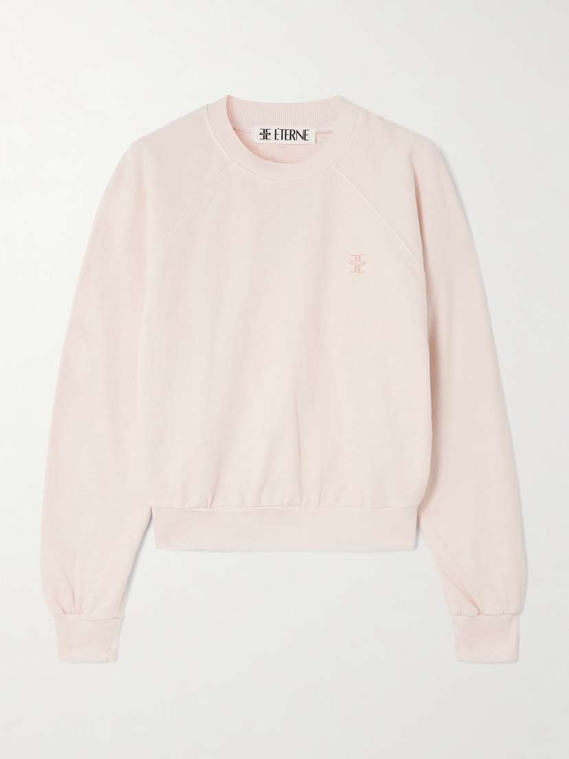 ÉTERNE Sonny Cotton-jersey Sweatshirt