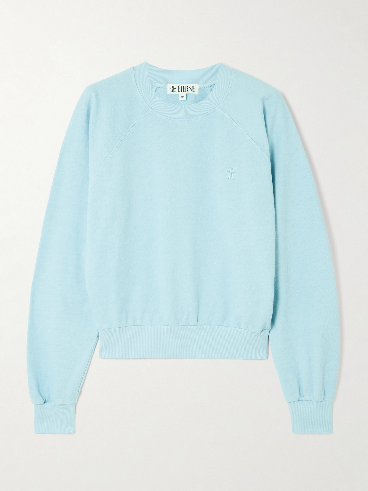 Éterne Sonny Embroidered Cotton-jersey Sweatshirt