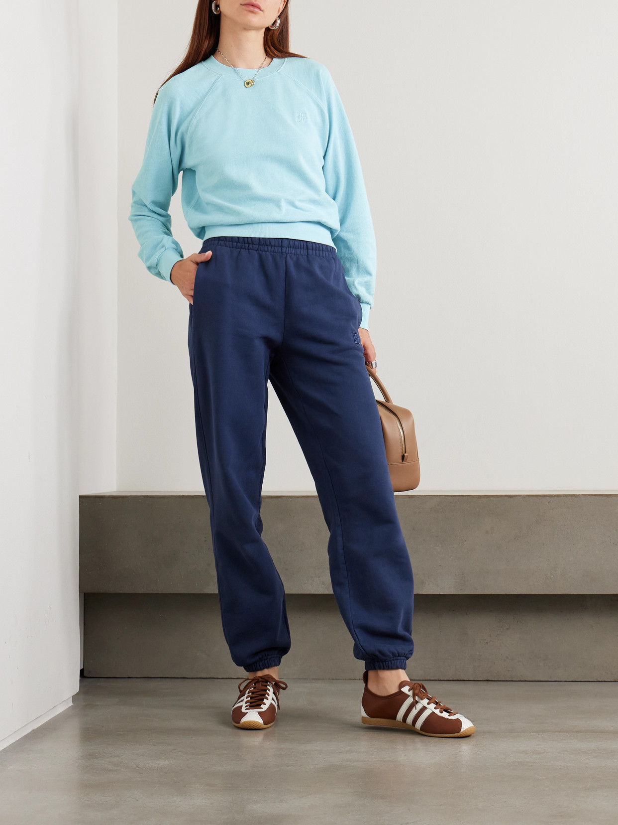 Éterne Sonny Embroidered Cotton-jersey Sweatshirt