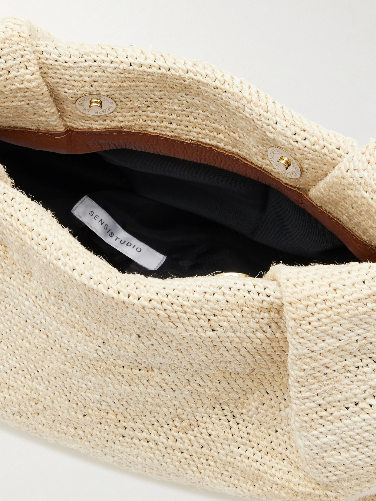 Sensi Studio Embellished Sisal Clutch