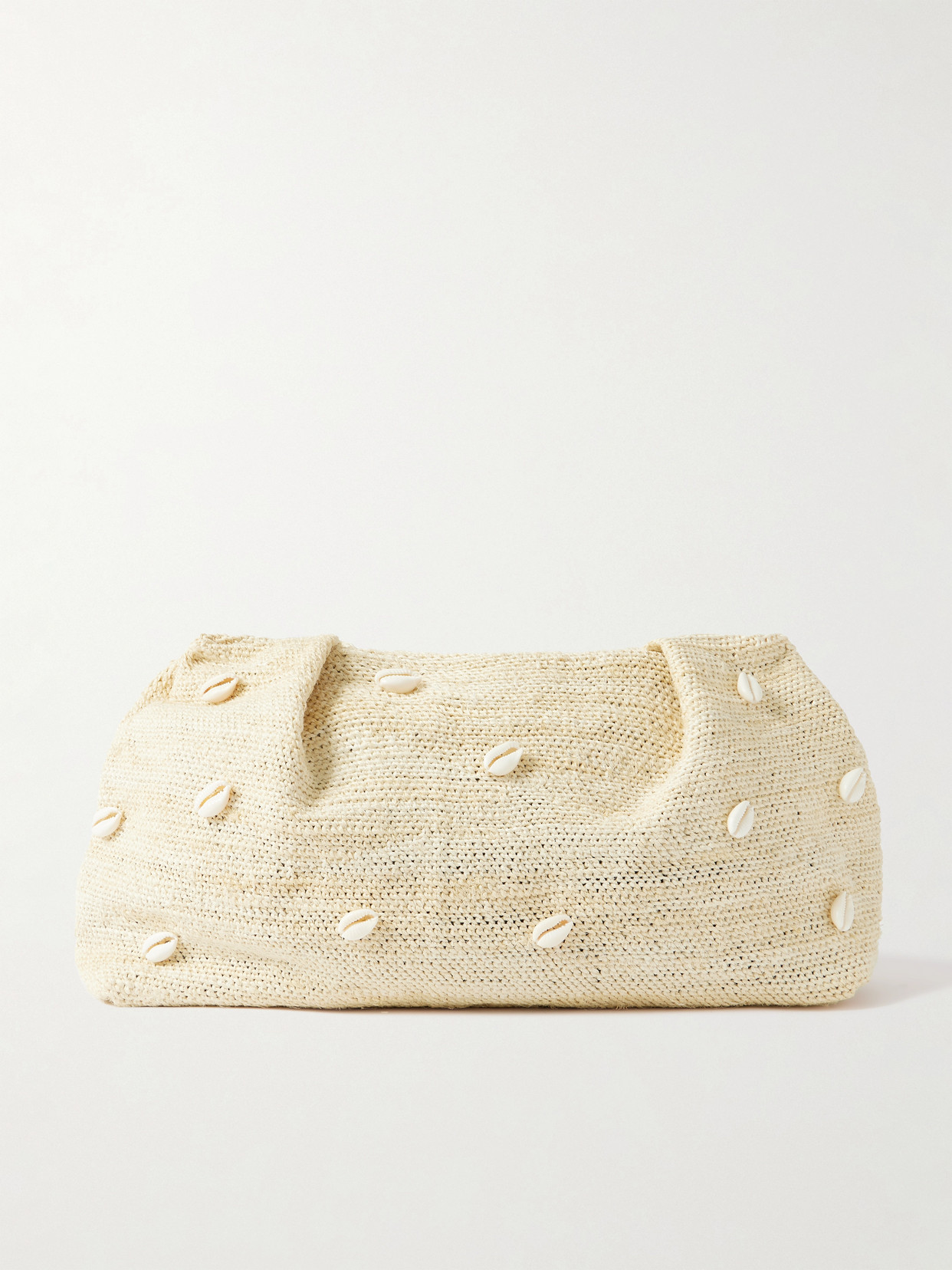 Sensi Studio Embellished Sisal Clutch