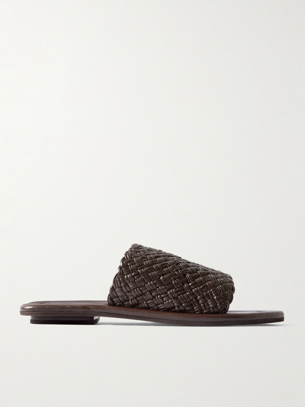 St Agni Woven Leather Sandals