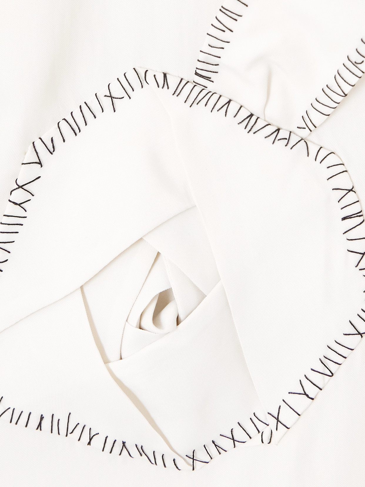 Marni Embroidered Appliquéd Poplin Shirt In White