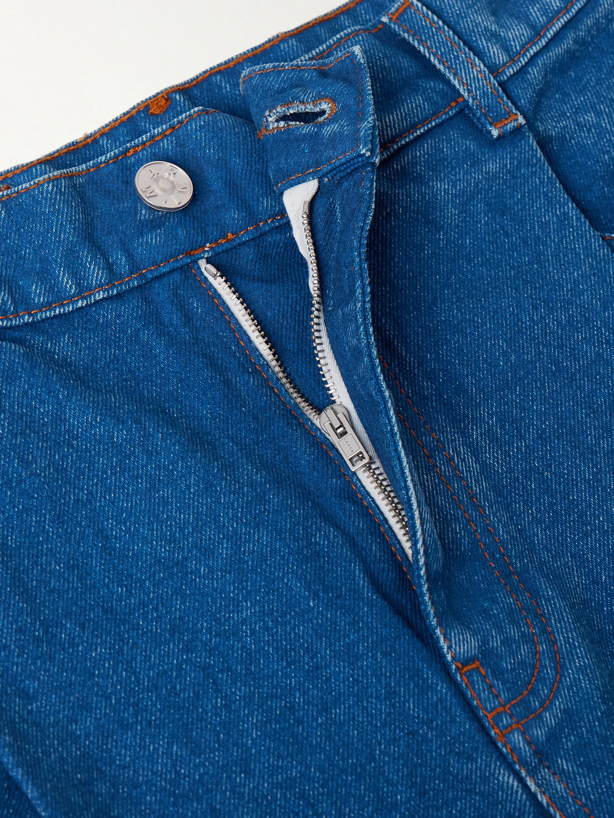 Marni Pleated Low-rise Wide-leg Jeans